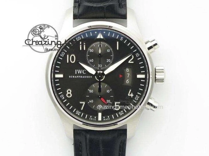 MIROTIME 0120 FastDry Portugieser Chronograph IW371615 ZF Best Edition Green Dial on SS Bracelet A7750 (Slim Movement) 7038